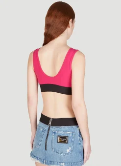 Logo Tape Crop Top