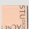 Logo Wool Square Scarf