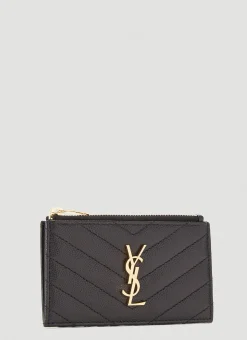 Logo-Plaque Grain De Poudre Wallet