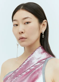 Long Viscous Drop Earrings