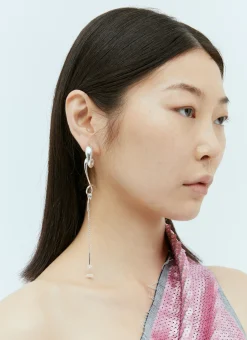 Long Viscous Drop Earrings