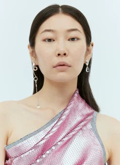 Long Viscous Drop Earrings