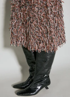 Loops Knitted Skirt