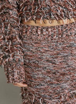 Loops Knitted Skirt