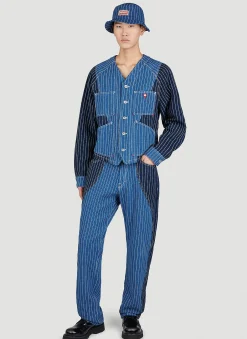 Loose Patchwork Jeans