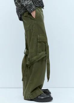Loose-Strap Cargo Pants