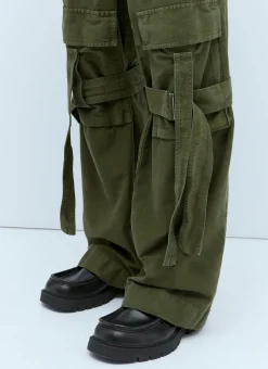 Loose-Strap Cargo Pants