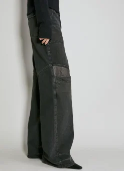 Low Rise Wide Leg Jeans
