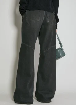 Low Rise Wide Leg Jeans