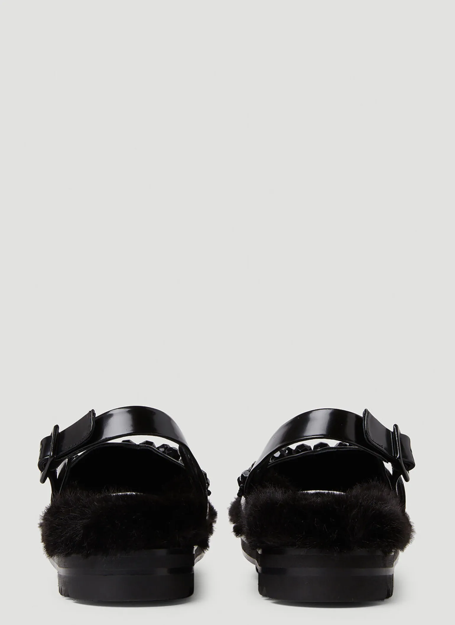 Low Trek Faux Fur Sandals
