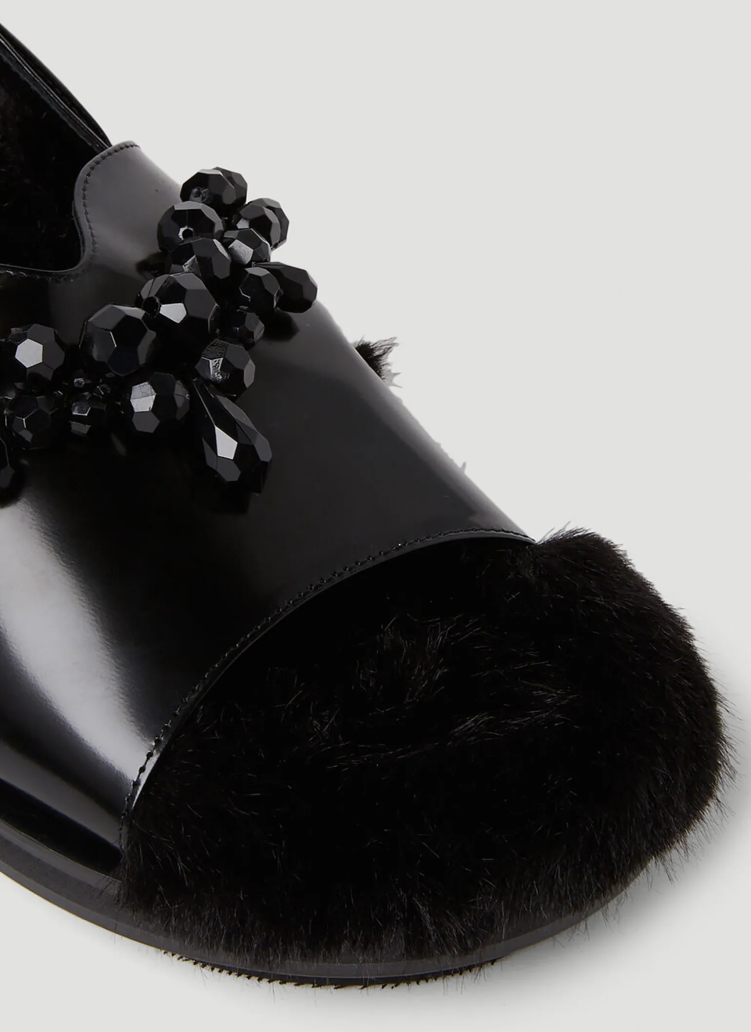 Low Trek Faux Fur Sandals