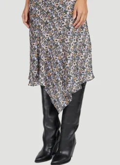 Lucia Printed Midi Dress