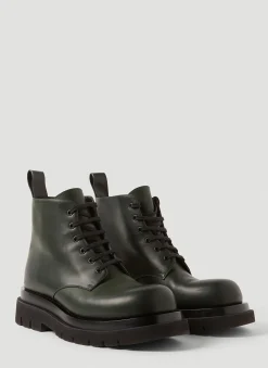 Lug Lace-Up Ankle Boots