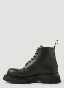 Lug Lace-Up Ankle Boots