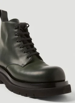 Lug Lace-Up Ankle Boots