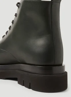 Lug Lace-Up Ankle Boots
