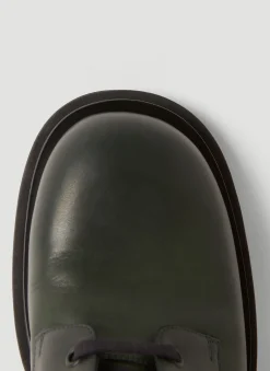 Lug Lace-Up Ankle Boots