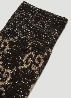 Lurex Gg Motif Stretch Socks
