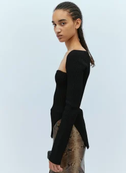Maddy Long Bustier Knit Top