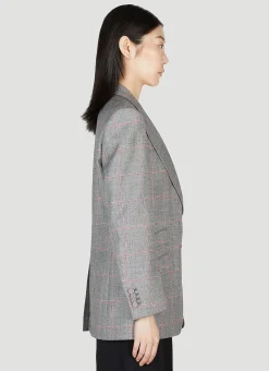 Maison De L'Amour Check Blazer