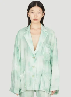 Marbel Print Oversized Pyjamas Shirt