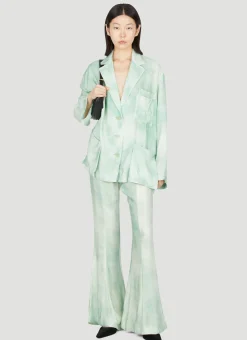 Marbel Print Oversized Pyjamas Shirt