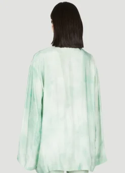 Marbel Print Oversized Pyjamas Shirt