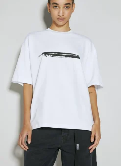 Marike Feather Print T-Shirt