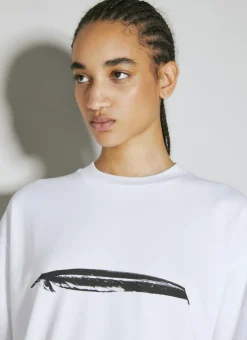 Marike Feather Print T-Shirt