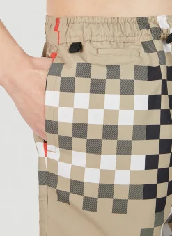 Martin Pixel Check Swim Shorts