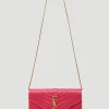 Matelasse Envelope Chain Wallet
