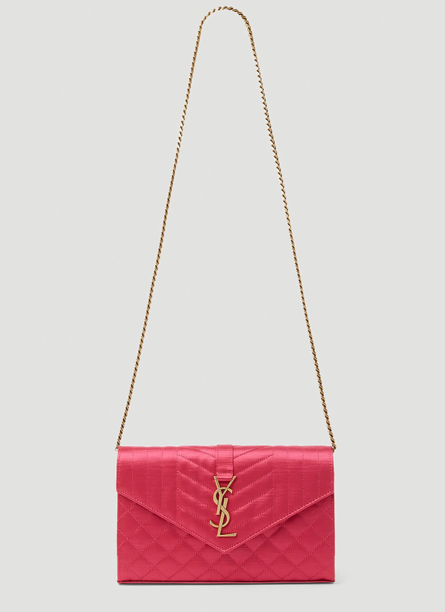 Matelasse Envelope Chain Wallet
