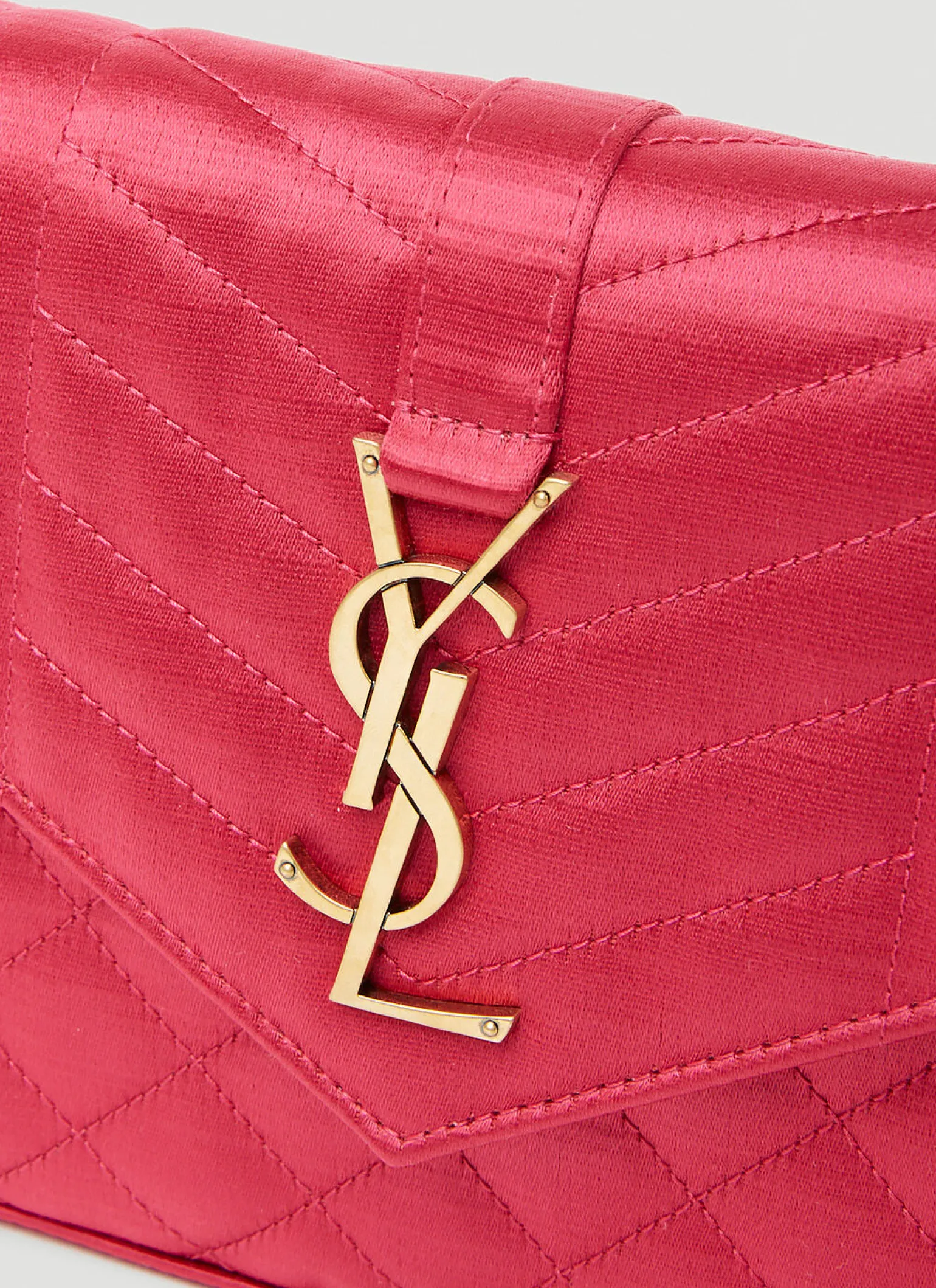 Matelasse Envelope Chain Wallet