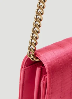 Matelasse Envelope Chain Wallet