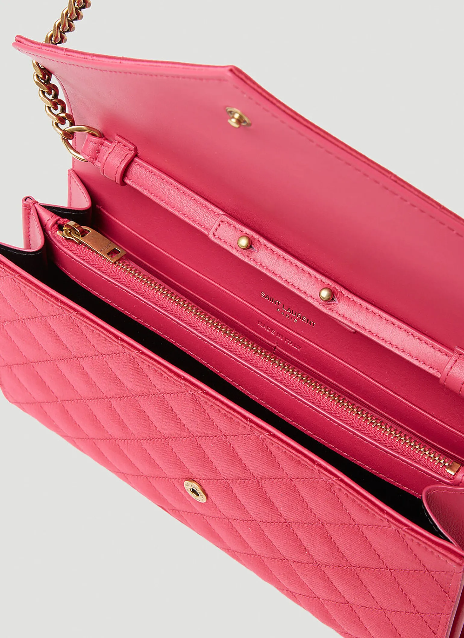 Matelasse Envelope Chain Wallet