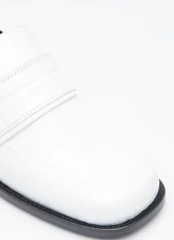 Maxi Croco Embossed Leather Loafers