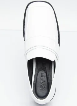 Maxi Croco Embossed Leather Loafers