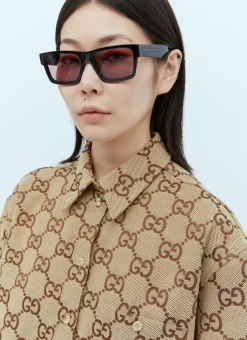 Maxi Gg Canvas Shirt