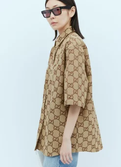 Maxi Gg Canvas Shirt