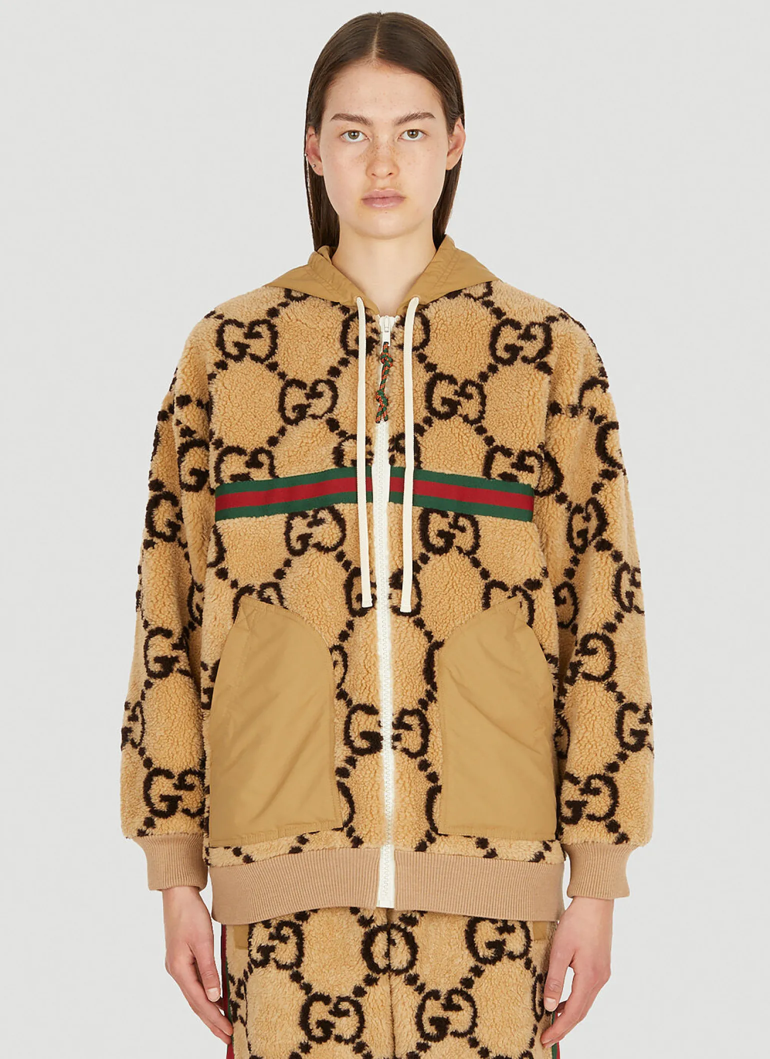 Maxi Gg Faux Fux Sweatshirt