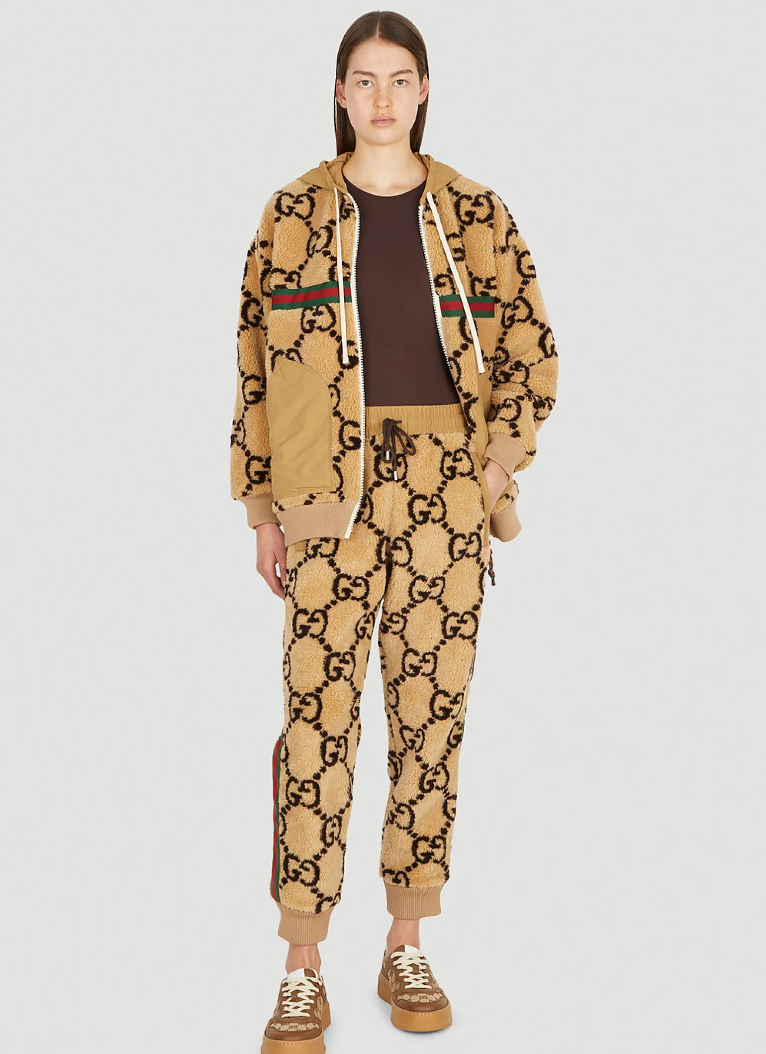 Maxi Gg Faux Fux Sweatshirt