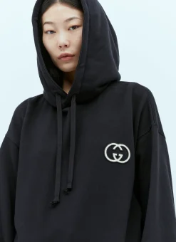 Maxi Interlocking Gg Hooded Sweatshirt