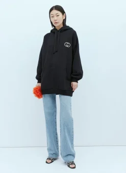 Maxi Interlocking Gg Hooded Sweatshirt