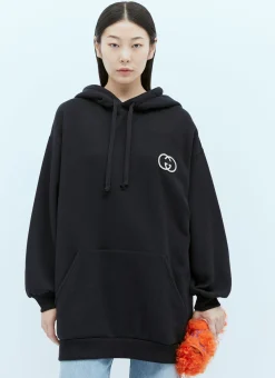 Maxi Interlocking Gg Hooded Sweatshirt