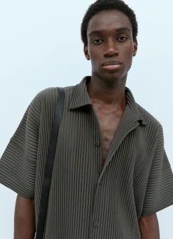 Mc July Pleated Knit Shirt