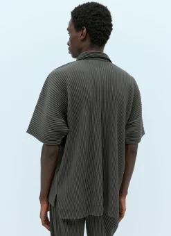 Mc July Pleated Knit Shirt