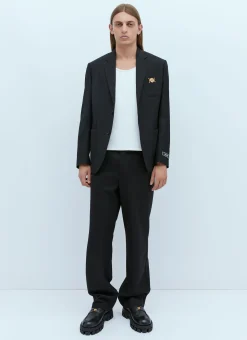 Medusa Biggie Single Breasted Blazer