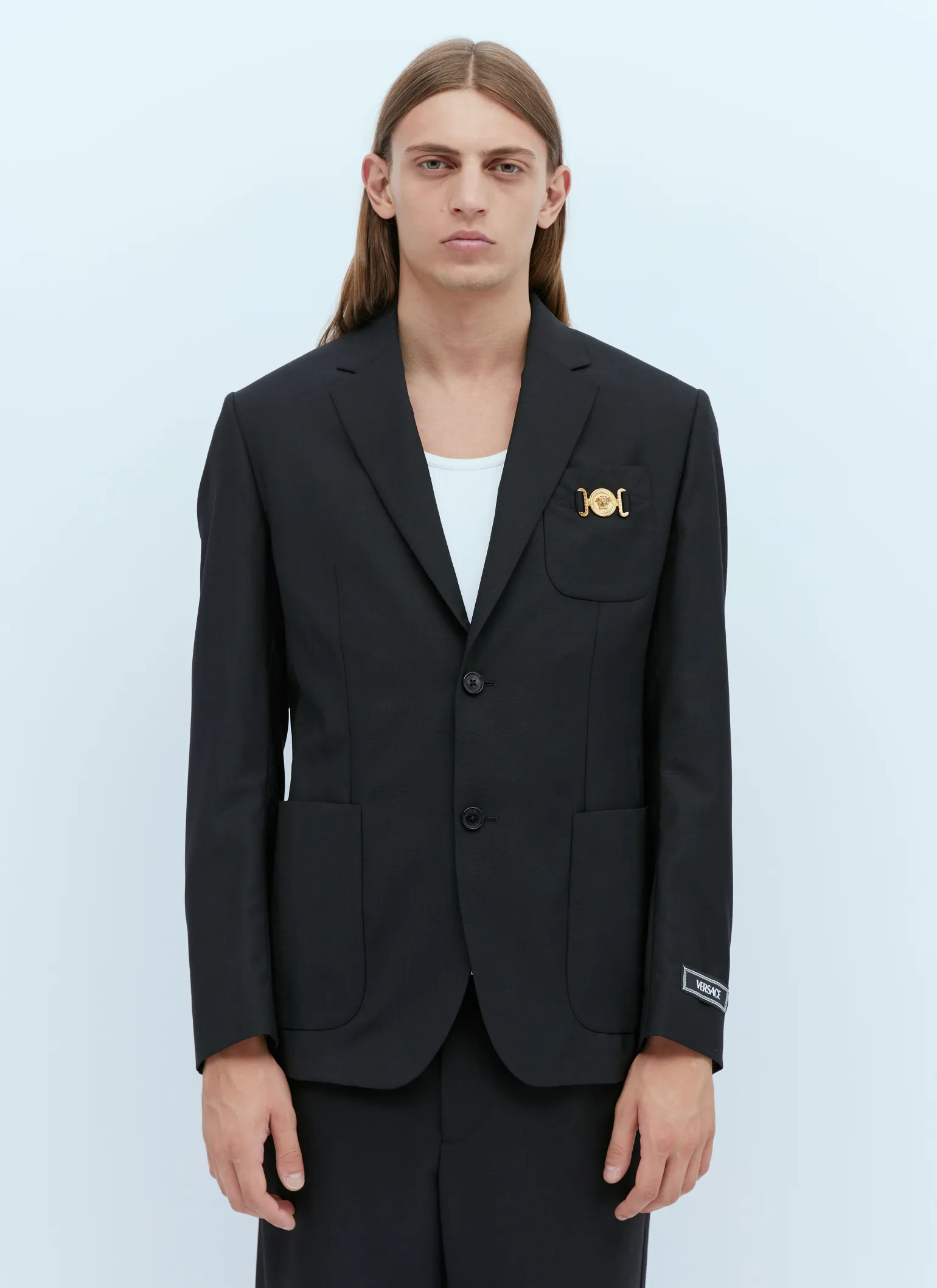 Medusa Biggie Single Breasted Blazer
