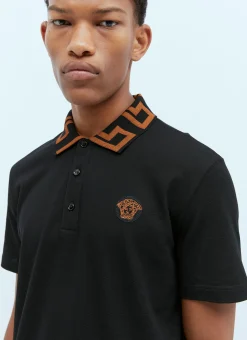 Medusa Greca Polo Shirt