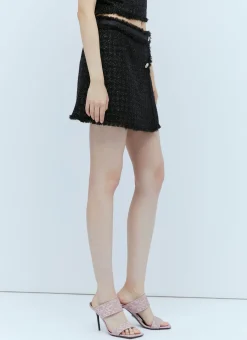 Medusa Tweed Mini Skirt